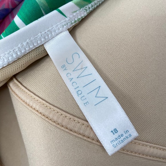 Swim By Cacique Sz 18 Skirted Swimsuit - Picture 12 of 12